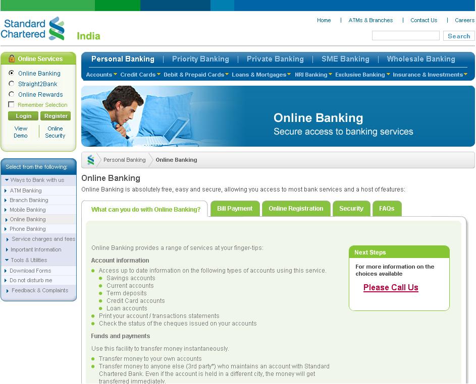 Online Banking Standard Charted