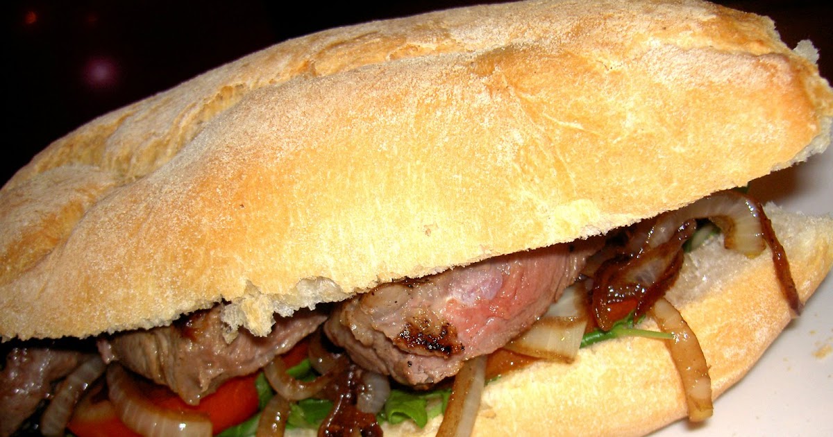 Vicious Ange Steak Sandwich with Garlic Crème