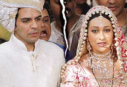 Karishma Kapoor and her husband  Sanjay Kapur 