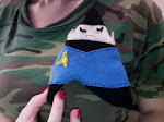 Spock plush Christmas ornament