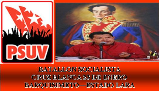 BATALLON SOCIALISTA CRUZ BLANCA 23 DE ENERO