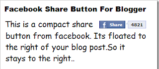 Menampilkan
 Facebook Share di posting blog