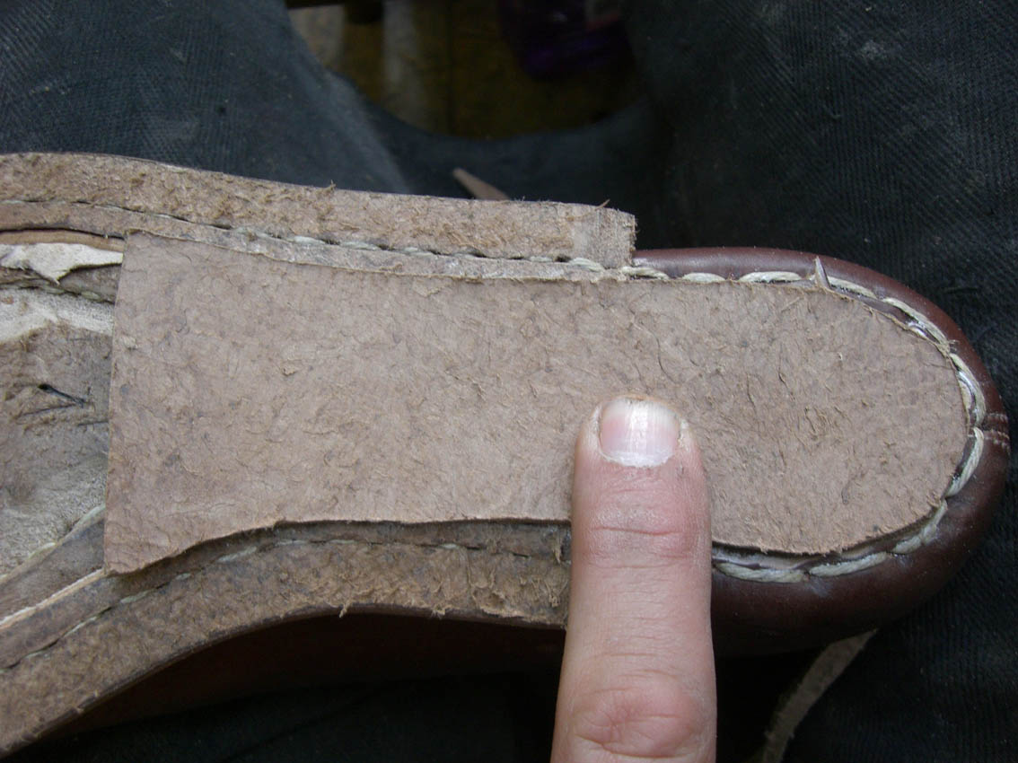 Bespoke Shoes Unlaced Shanks