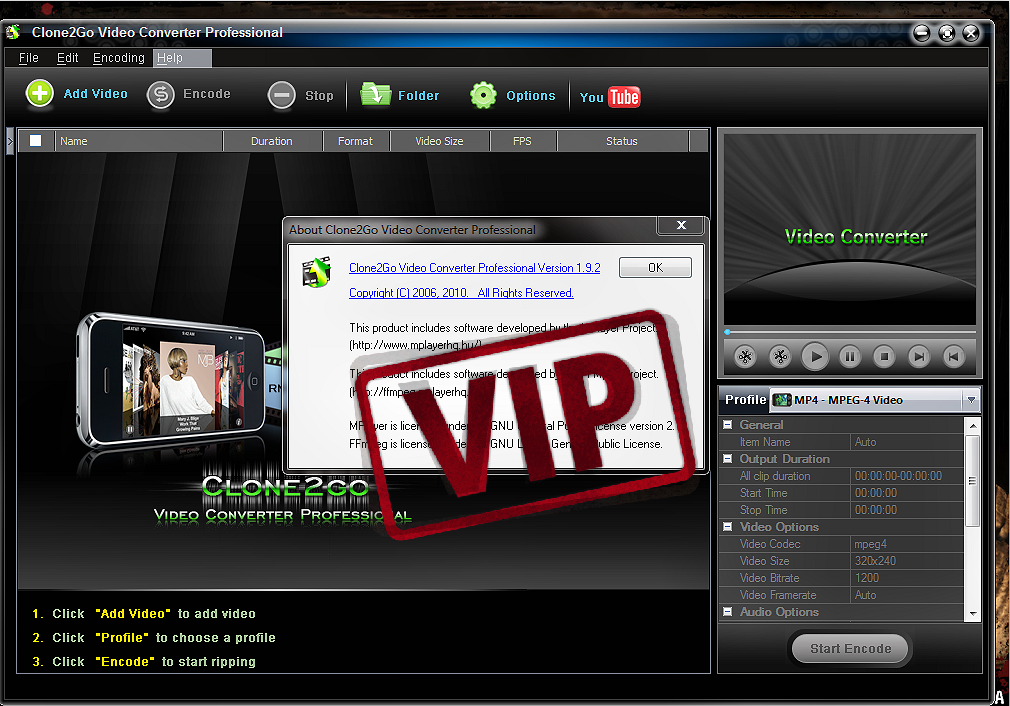 Clone2Go Video Converter 282 - Download