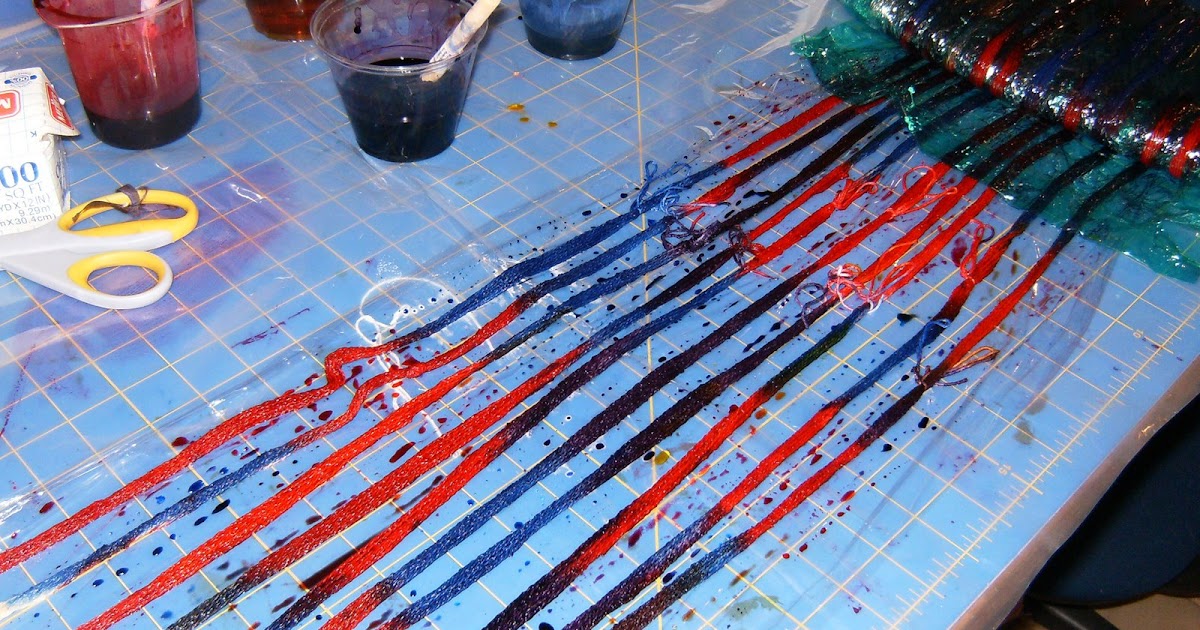 Artwear Design Warp Painting with Lanaset Dyes in 10 Easy Steps!