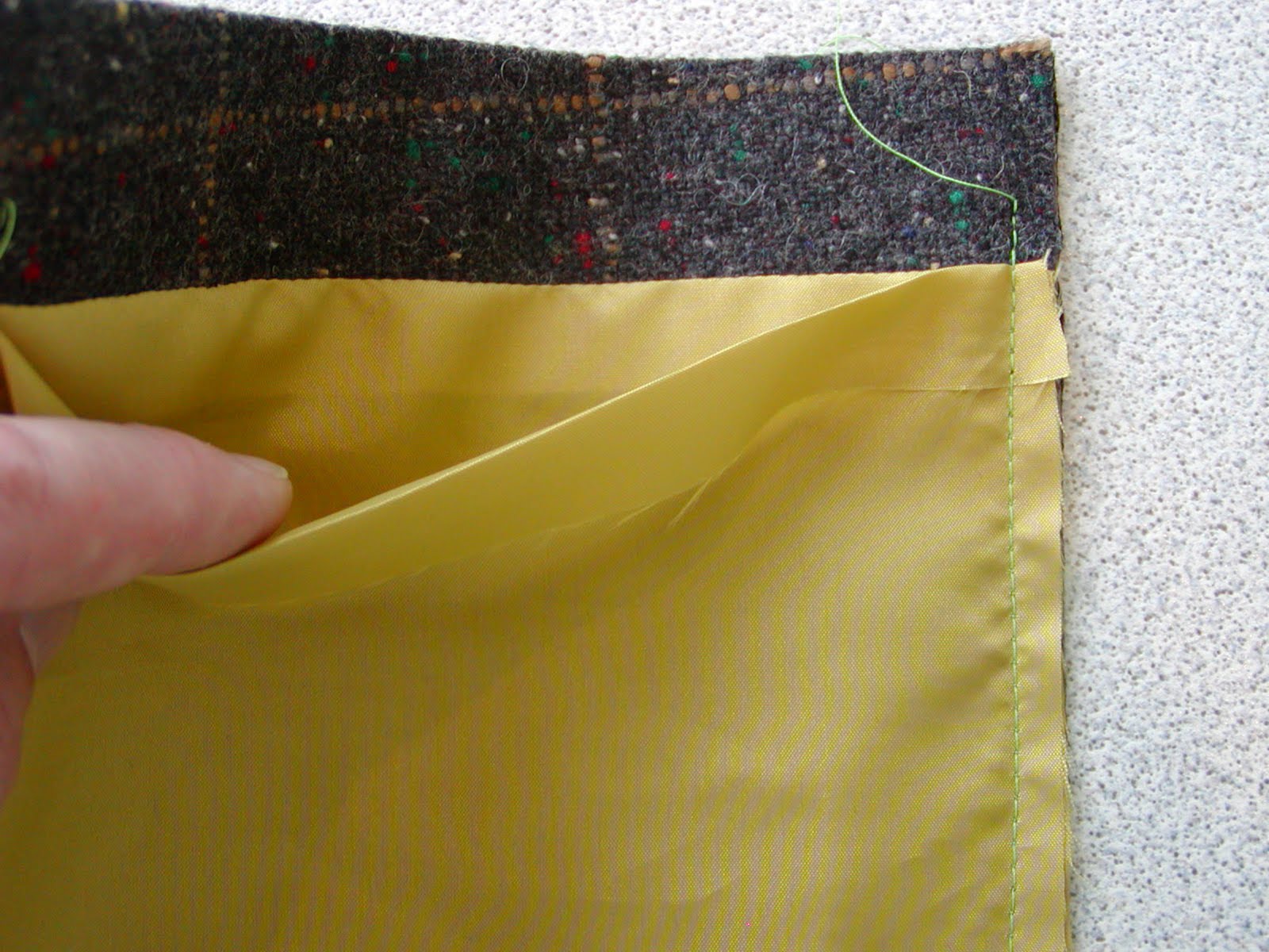 Pro Sew Bluffstitching a Patch Pocket.