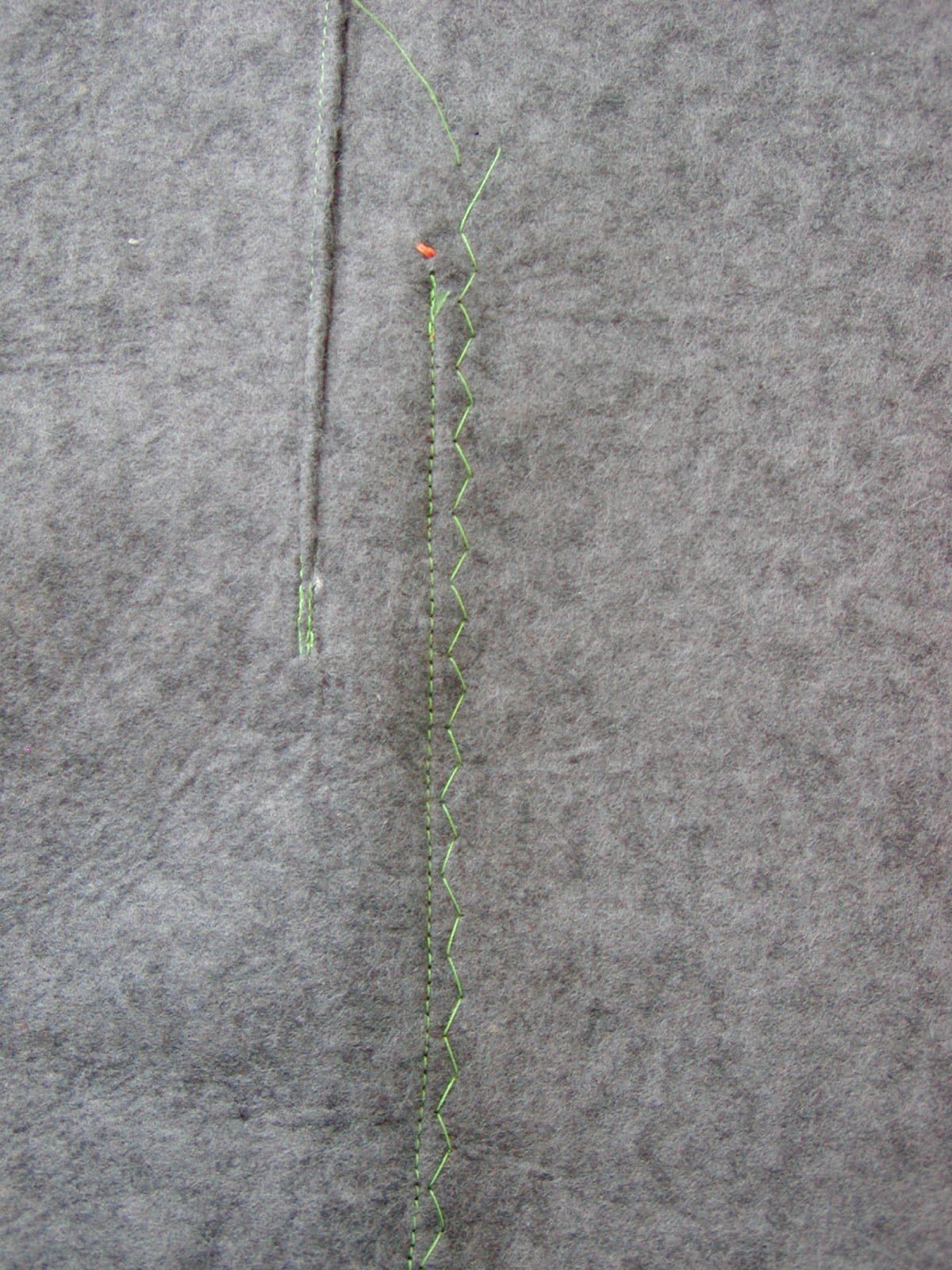 Pro Sew Bluffstitching a Patch Pocket.