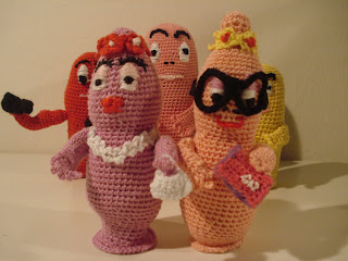 Kit crochet chal media luna - Caprichos de hermanas