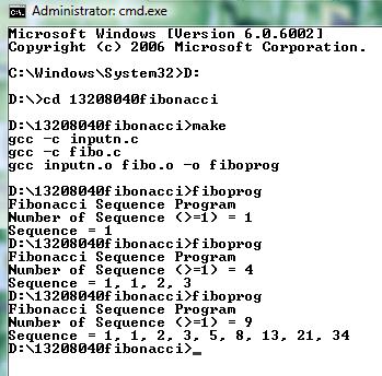 Digital Electrical: Fibonacci Sequence Program Digital Electrical: Fibonacci Sequence Program