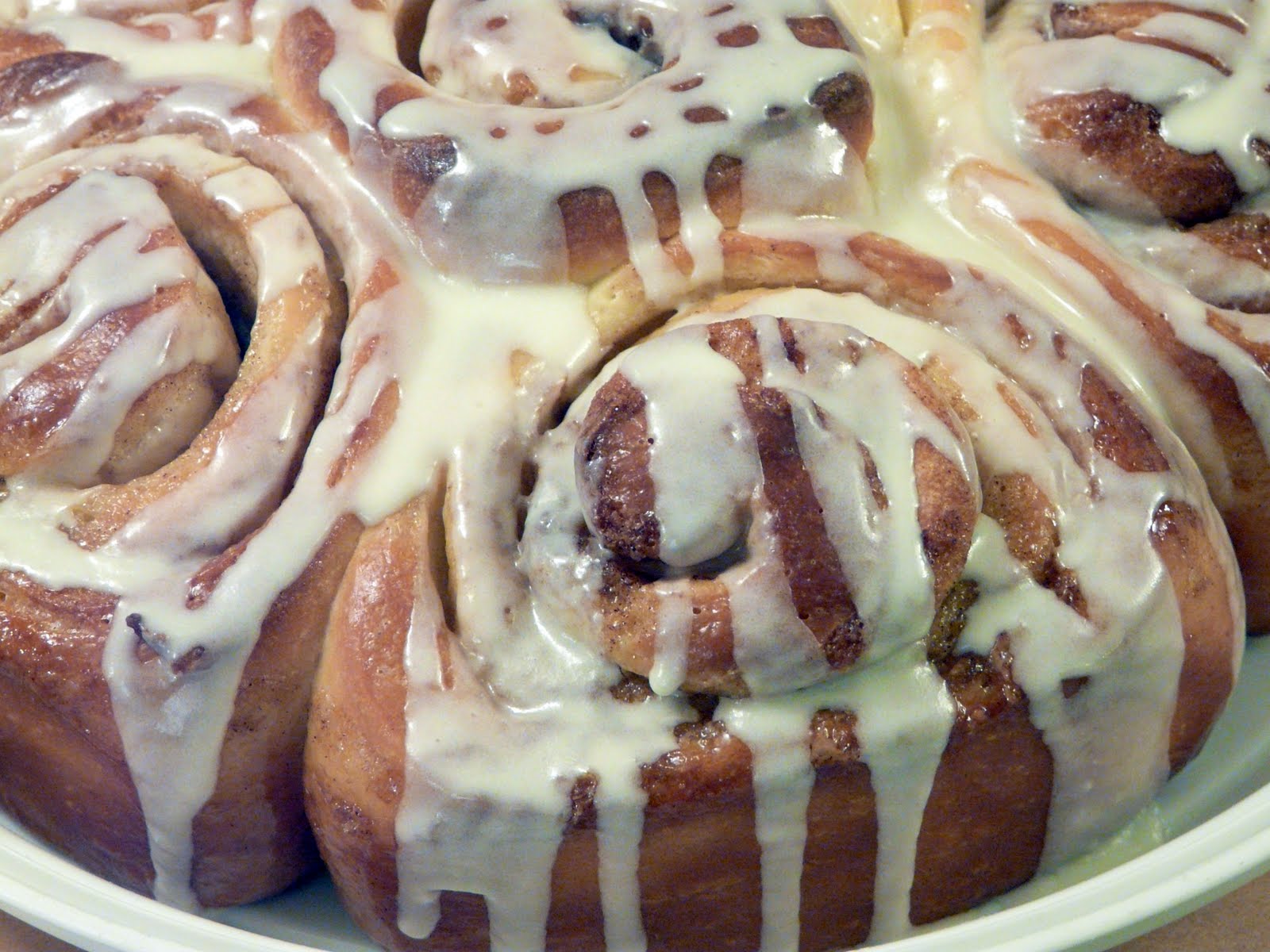 Thibeault's Table Cinnamon Rolls with White Chocolate Glaze