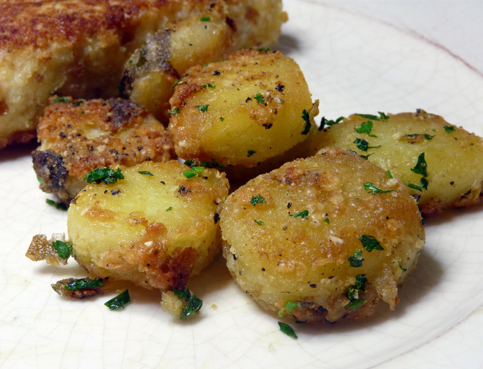 roasted garlic potatoes