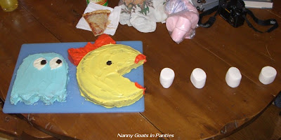 Ms. Pac-Man birthday cake