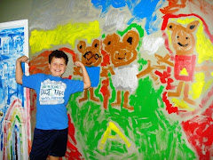 Greyson's Alvin & the Chipmunks wall