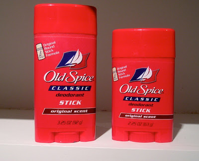 Old Spice deodorant case.
