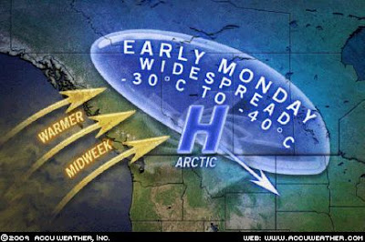 >3.13am Update: Western Canada an Icebox, 25 degrees here