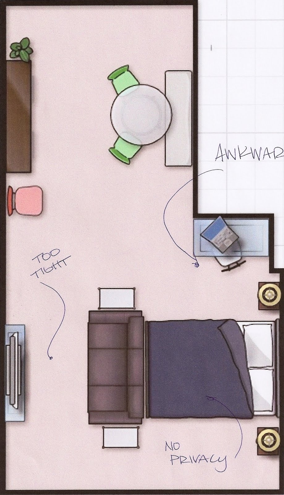 Apartment Room Arrangement Ideas