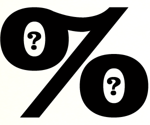 to straight percentages.