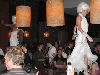 Dancers at 57's opening night, Roppongi.