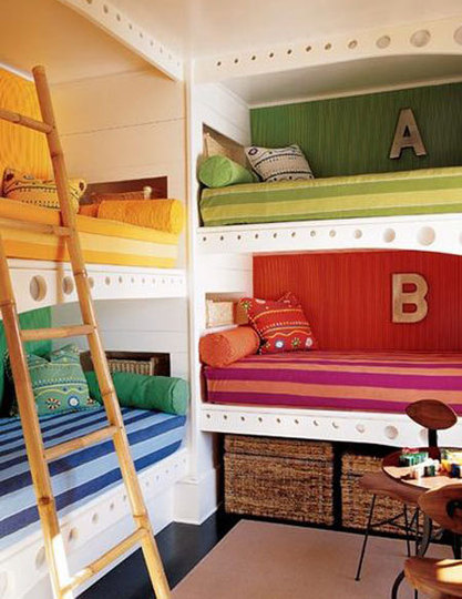 Janey Mac: Built In Bunk Beds
