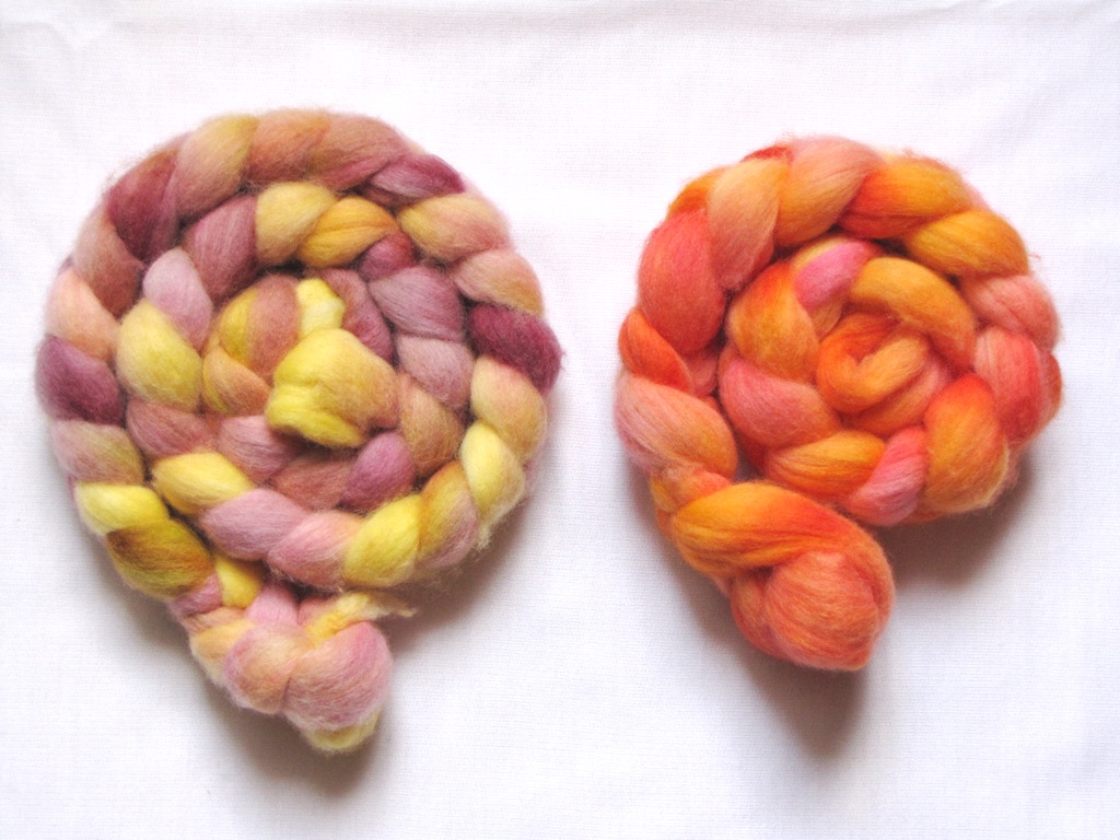 Knitting and Dyeing Rovings... Natural Suburbia