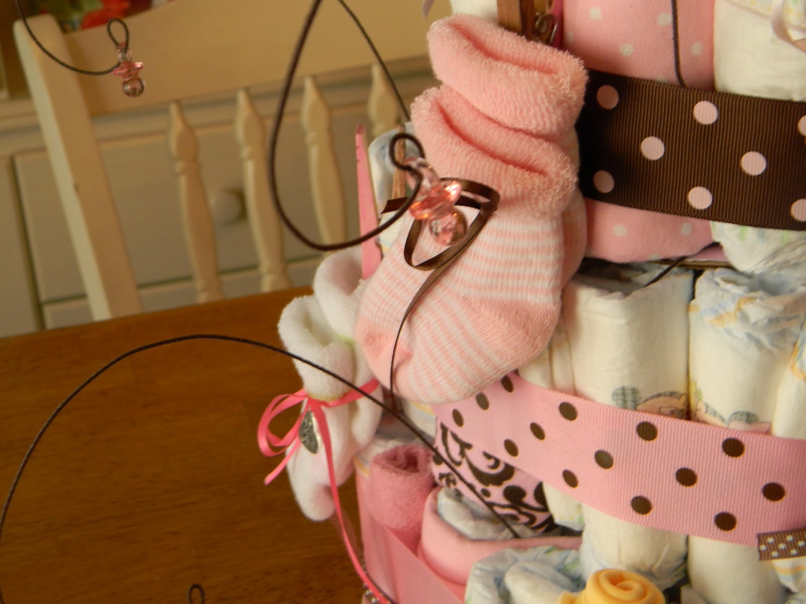 The Tolliver Times Baby Shower Diaper Tower