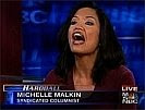 Michelle Malkin screaming about something not worth screaming about