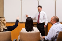 sales team meeting