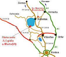 Ristorante"S.Egidio" a Marta(Vt) sul lago di Bolsena.Anche qui' ..merita farci un salto...