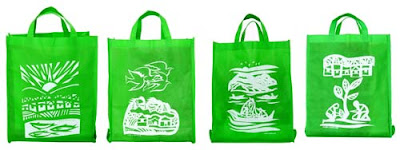 SM Green Shopping Bag