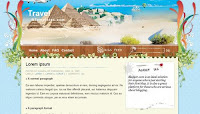 travel blogspot template