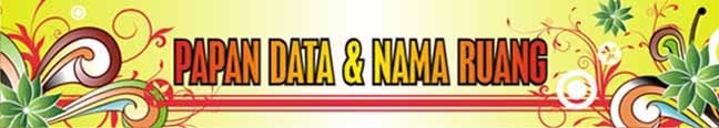 papan data & nama ruang