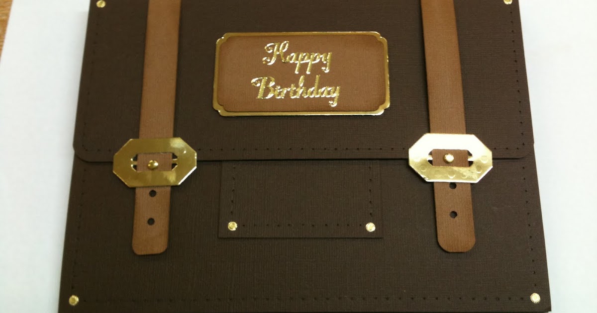 Jules Crafty Designs Briefcase tastic card