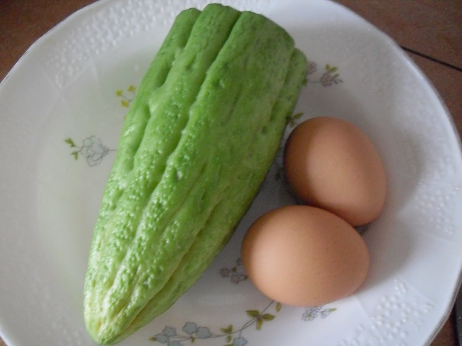Stir Fried Bitter Gourd With Egg