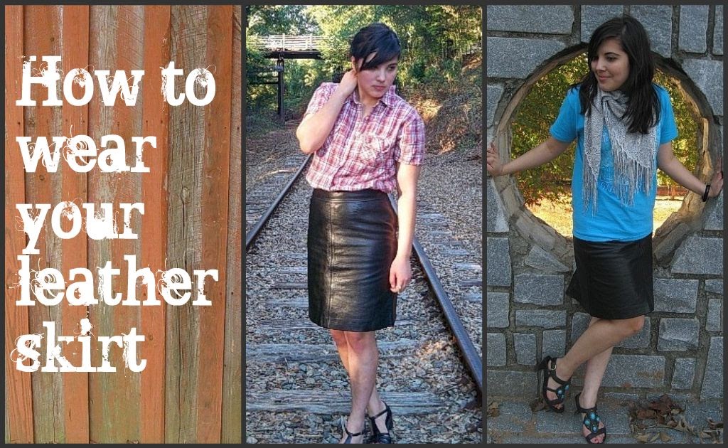 Sidewalk Chic How to wear your leather skirt