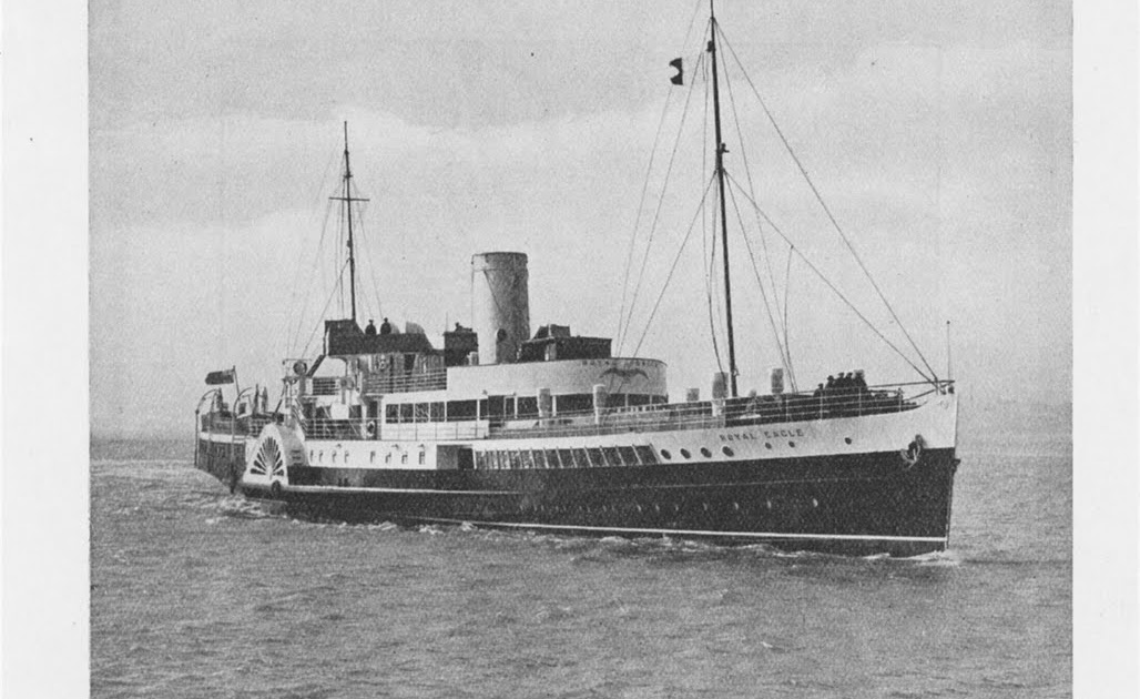 The Royal Eagle Paddle Steamer at Ramsgate.