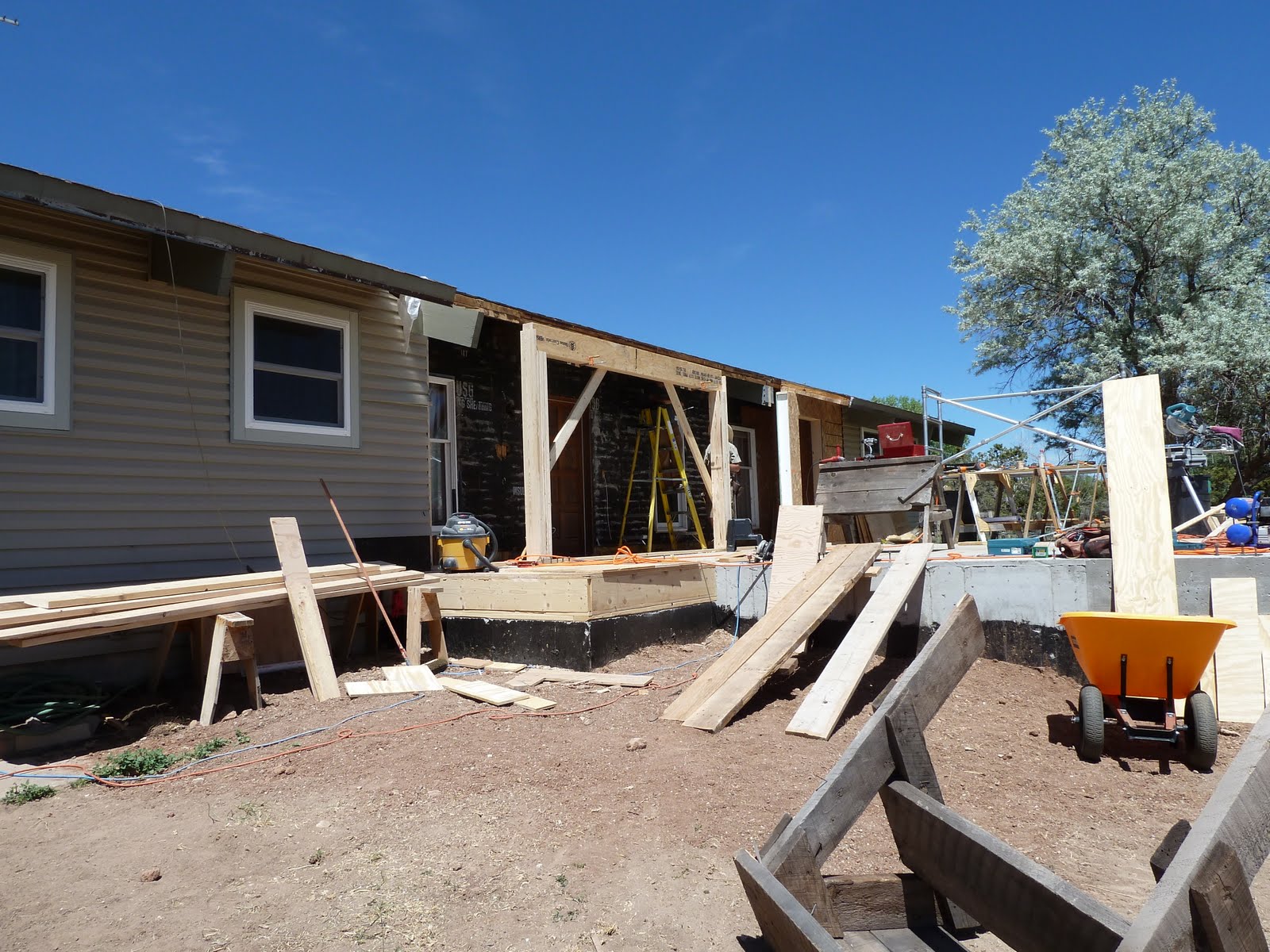 My dog, my truck and my dad NEW LOAD BEARING EXTERIOR WALL