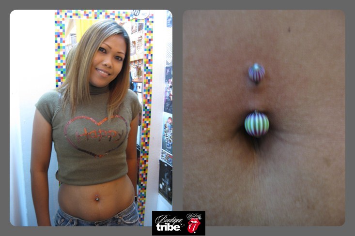 Belly piercing. Posted by Vie G. Labels: Navel piercing