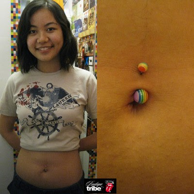 Belly piercing. Posted by Vie G. Labels: Navel piercing