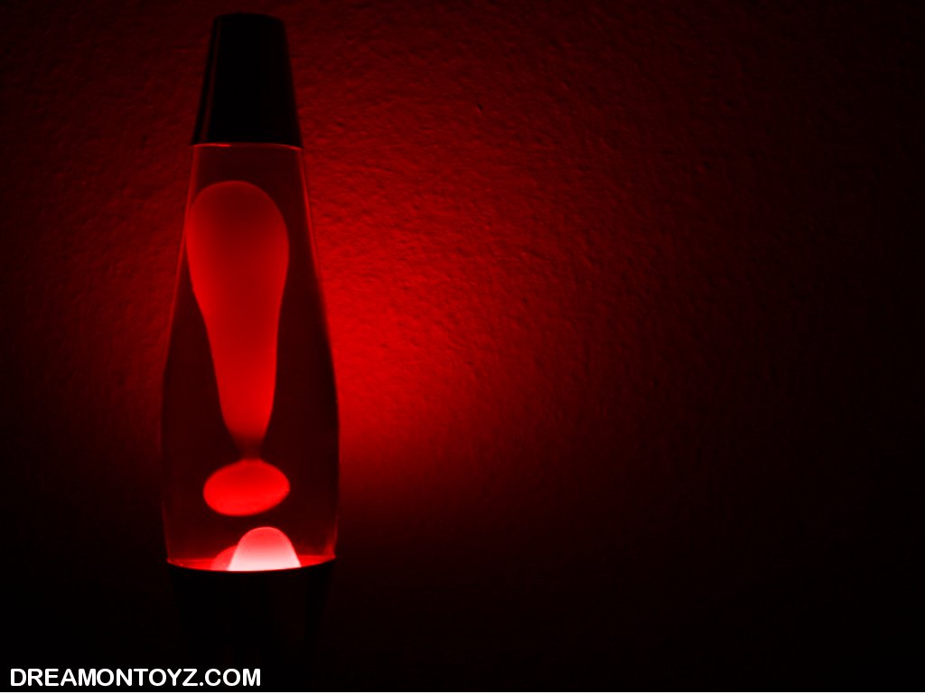 lava lamp red