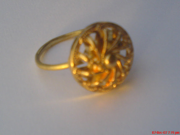 ring faux gold