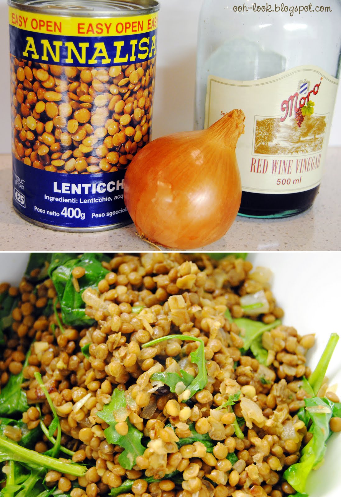 chicken with lentils