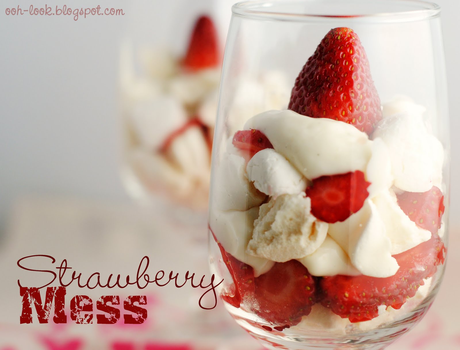 Ooh, Look... What a pretty Strawberry mess