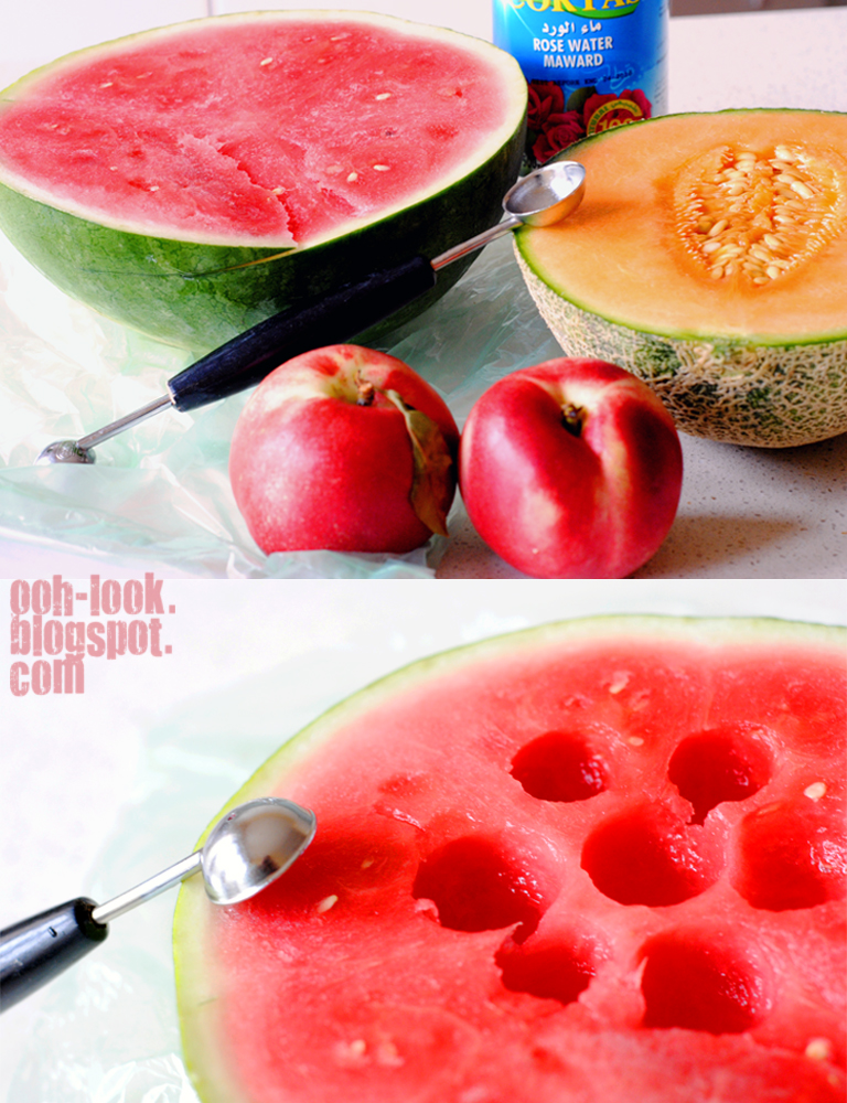 Ooh, Look... Rosewater Melon Balls