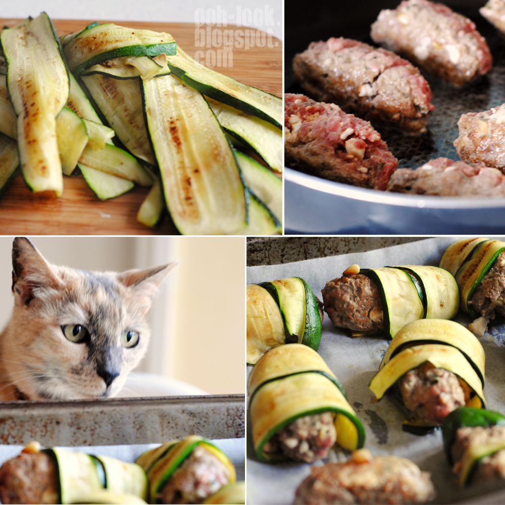 Ooh, Look... Zucchiniwrapped lamb koftas