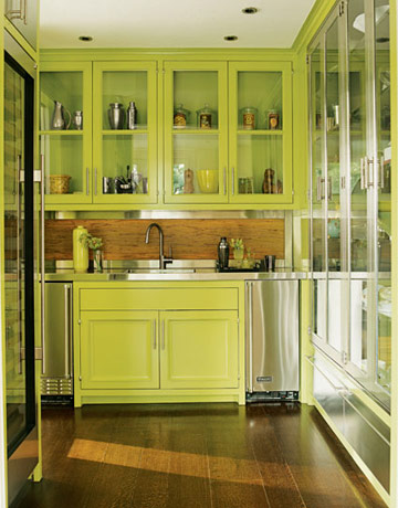 Kitchen With Green Walls Kitchen With Green Walls