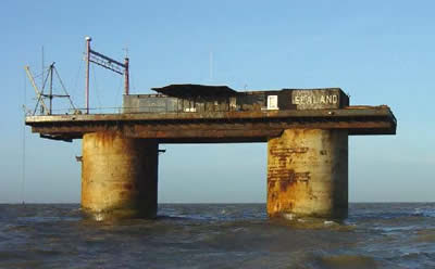 principality of sealand micronation hm fort roughs north sea