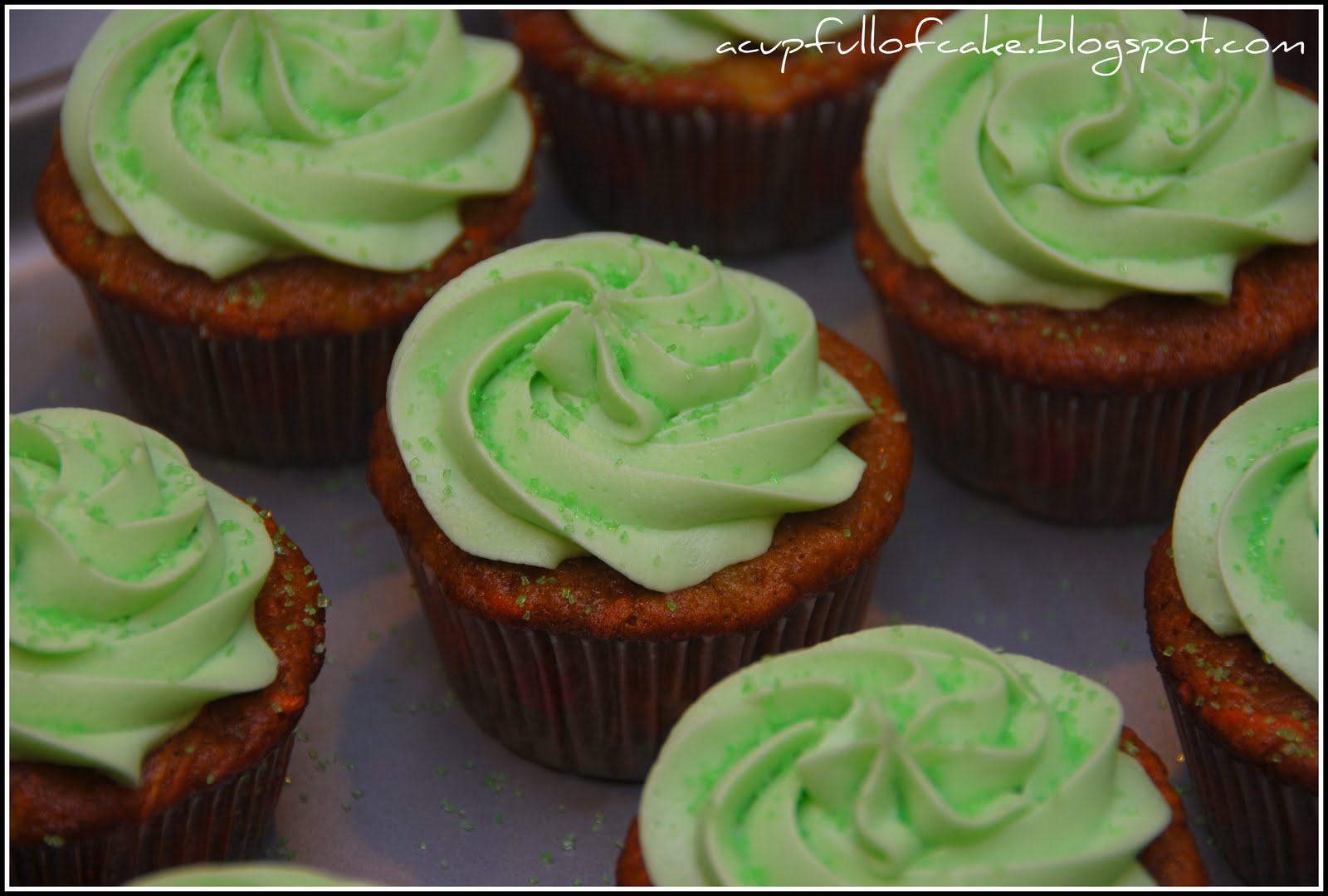 A Cup Full of Cake Easter Carrot "Cake" Cupcakes