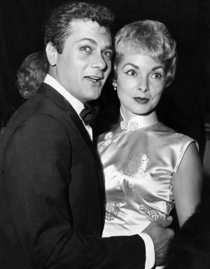 Tony with first wife, Janet Lei...