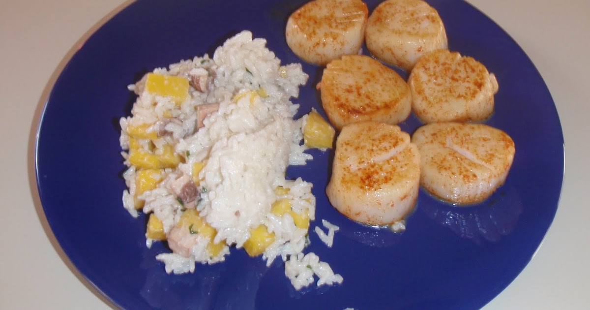 That's What She Fed Scallops with Coconut Jasmine Rice