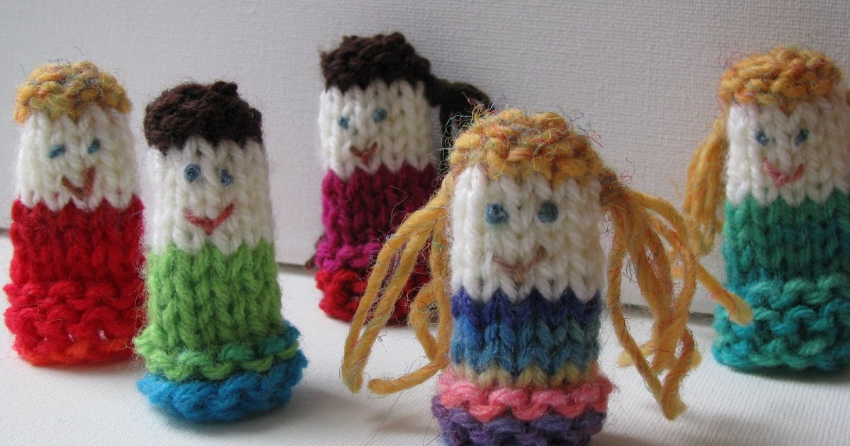 The Puppet Company Knitted Puppets Set 2, Set of 3